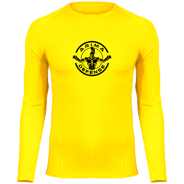 TEE SHIRT SPORT DOUBLE PEAU ARIMA Defense Homme>Vêtements de sport Sporty Yellow / XS Arima Defense