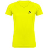 Tee Shirt Sport Femme Col V AD Femme>Vêtements de sport Fluorescent Yellow / XS / Produit Arima Defense